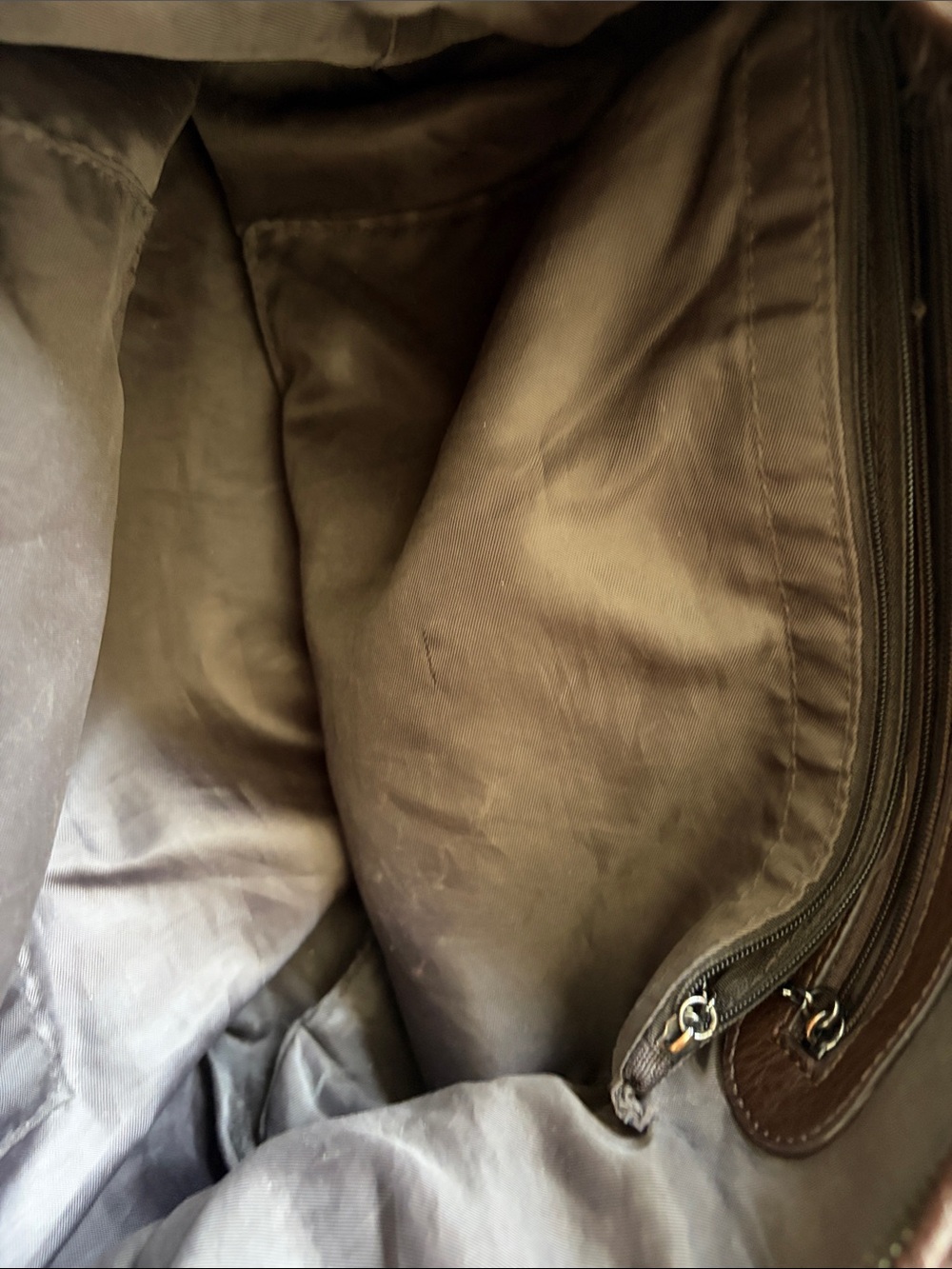 ÉDYISA Woven Leather Hobo Bag in Dark Brown coffee - Picture 9 of 9